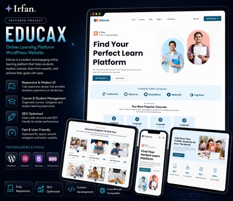 Educax Online Learning Website