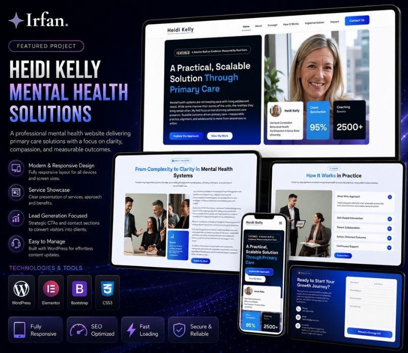 Heidi Kelly Mental Health Website